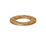 CuSn8 Bronze Sleeve Flanged Bearings Diamond Indentations Or Stamped With Oil Grooves