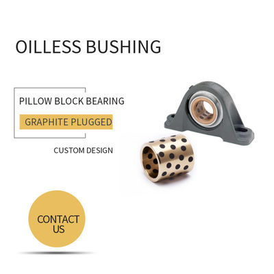 Pillow Blocks Matching Graphite Self Lubricating Bronze Bushings