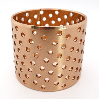 comprare Flanchetta di lubrificazione con olio di bronzo, bucce, capacità di carico CuSn8 fabbricazione online