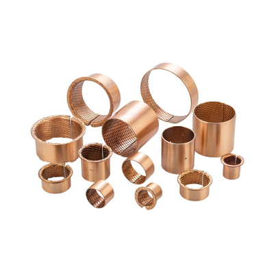 comprare Metallico CuSn8 perforato ha flangiato boccole bronzee FB092 fabbricazione online