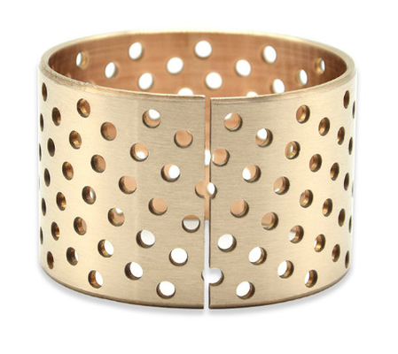 comprare Facile da assemblare Alta capacità di carico CuSn8 Manica Bronzo Flanged Manica Cuscinetti fabbricazione online