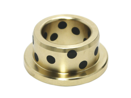 comprare I cuscinetti solidi di scivolamento del bronzo di manganese del lubrificante hanno flangiato piatto CuZn25AI5Mn4 C86300 fabbricazione online