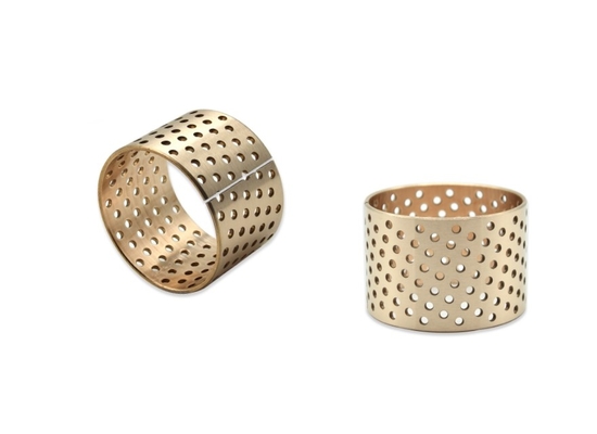 comprare Alto materiale 20-23-15mm di Gleitlager CuSn8 del bronzo di capacità di carico perforati fabbricazione online