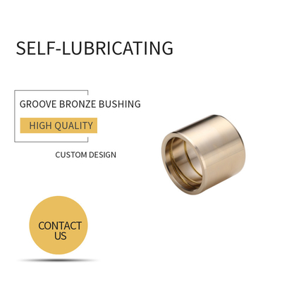comprare Manica & flangia sottili della parete di Gleitlager del bronzo della scanalatura di Customzied per gli escavatori fabbricazione online