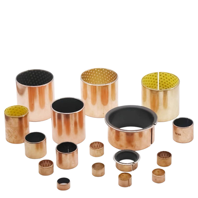 comprare Boccole arancio del bronzo del foro di ingrassaggio della fessura dei cuscinetti della pianura del polimero di colore di POM fabbricazione online