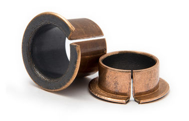 Metric Sized Cylindrical Bearings - Steel Bronze PTFE Split Bushings | Self-lubricating Bearings