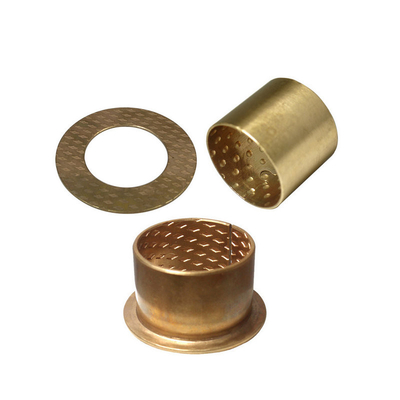 Un buon prezzo. La manica del bronzo CuSn8 ha flangiato rientranze del diamante dei cuscinetti o ha timbrato con le scanalature per la lubrificazione in linea