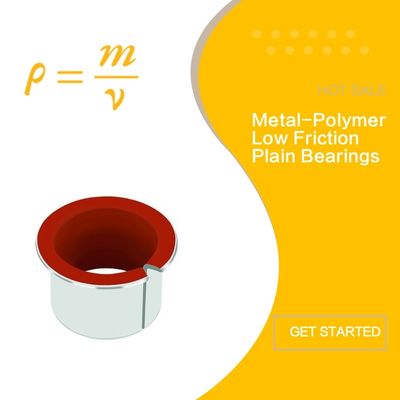 Un buon prezzo. Metallo - cespugli cilindrici della pianura bassa di attrito del polimero compiacenti alle specifiche di RoHS in linea